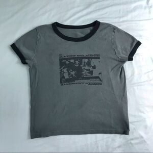 Brandy Melville Radio Silence Graphic Hailie Tee